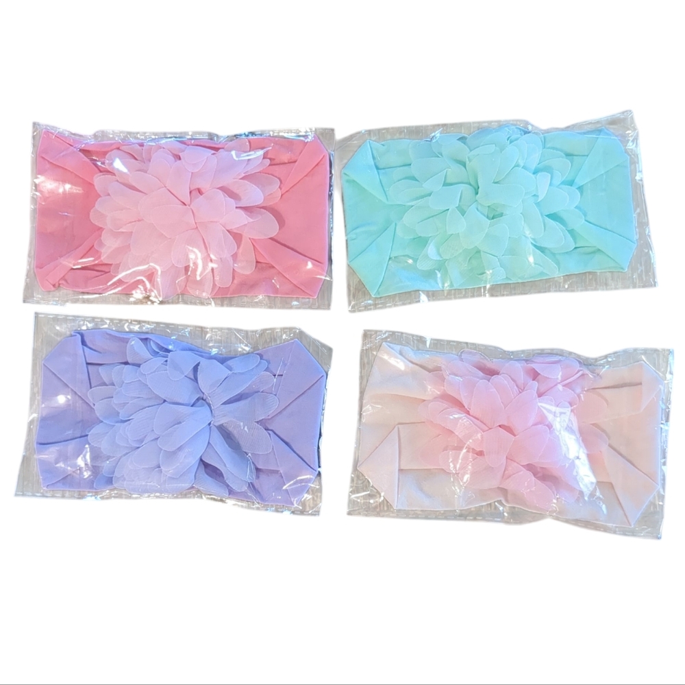 NIP Baby Flower Bows
